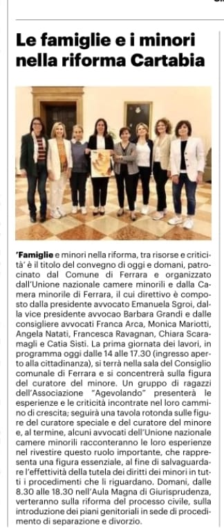 Convegno UNCM Ferrara 25 e 26 maggio 2023